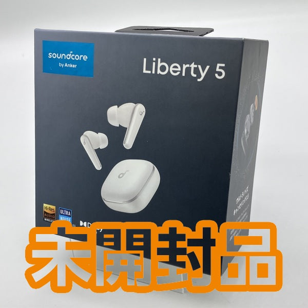【中古】Soundcore Liberty 5 パールホワイト【A3957N21】【秋葉原】