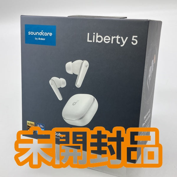 【中古】Soundcore Liberty 5 パールホワイト【A3957N21】【秋葉原】