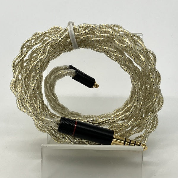 【中古】cooyin MMCX-4.4mm 4芯 金メッキ単結晶銀 リケーブル【秋葉原】