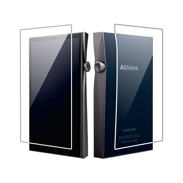 A&futura SE100用液晶保護ガラスwith背面保護ガラス【CP-SE100GF】