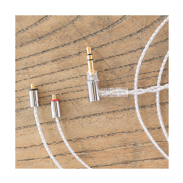 シルバーコートケーブル MMCX 3.5mm【C106 MS12AZCLEH】