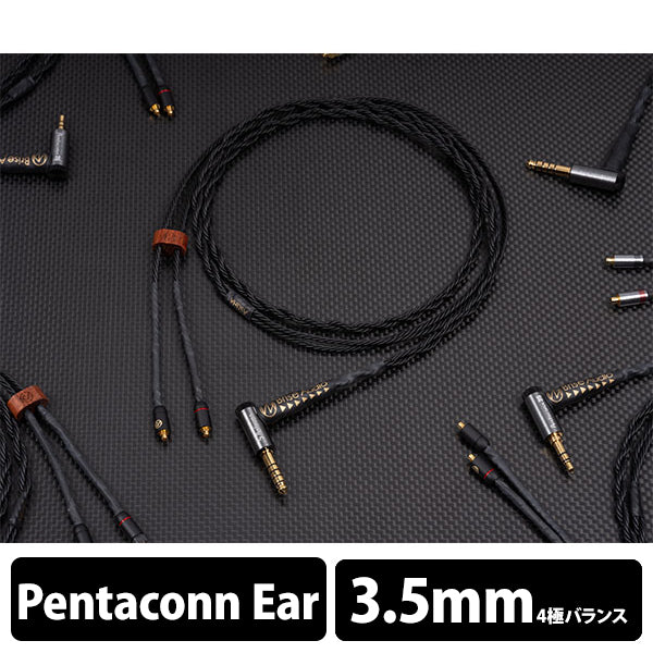 ASUHA Ref.2 4極Φ3.5mmプラグ-Pentaconn Ear (OFC) 【ASUER2L435PE】
