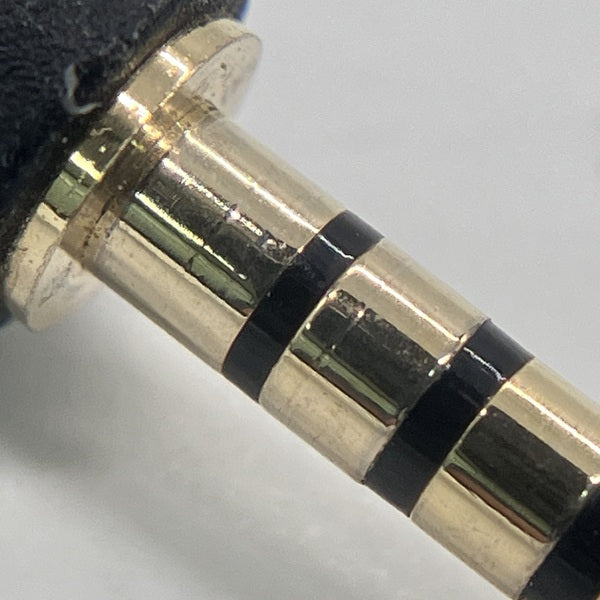 【中古】2.5mm4極プラグ-MMCX(L/R)イヤホンケーブル 1.2m ブラックライン【iect_01_bl2m_b_120】【名古屋】