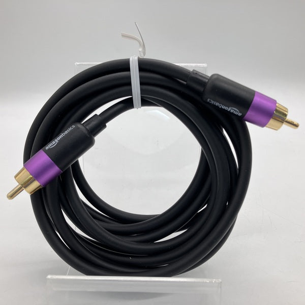 【中古】Amazonベーシック RCA スピーカーケーブル サブウーファーケーブル (2.4m)【秋葉原】