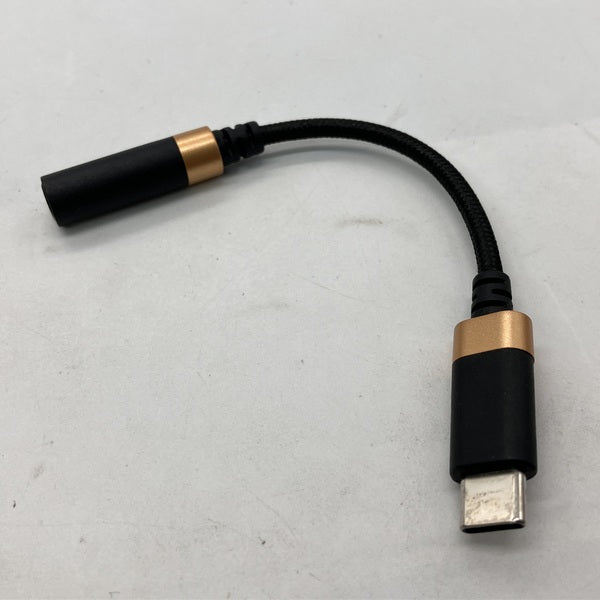 【中古】USB Type-C-3.5mm変換ケーブル (高耐久) ブラック 【MPA-C35DSBK】【名古屋】