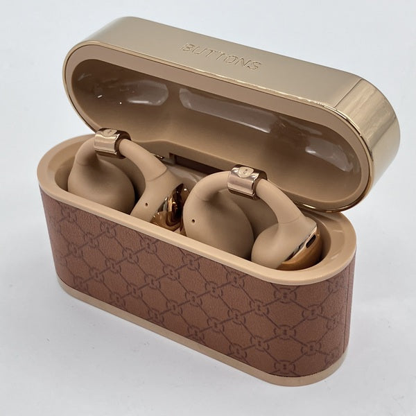 【中古】BUTTONS CLIP Gold Brown【BN-0009】【秋葉原】