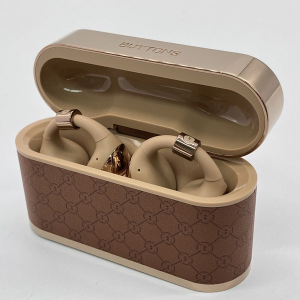【中古】BUTTONS CLIP Gold Brown【BN-0009】【日本橋】