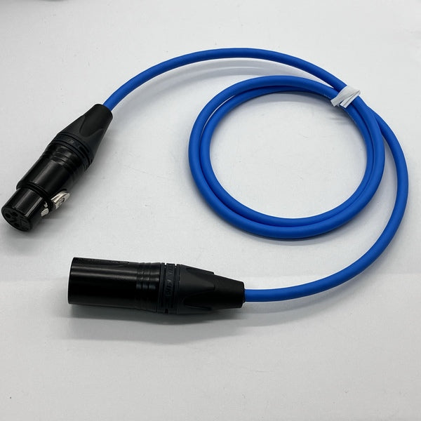 【中古】CANARE L-4E6S XLRマイクケーブル 1m ブルー【名古屋】