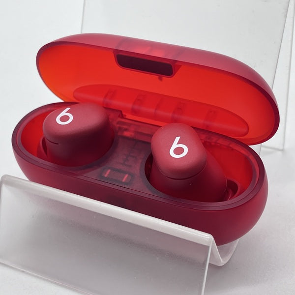 【中古】Beats Solo Buds トランスペアレントレッド【秋葉原】