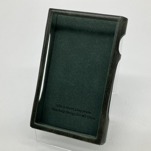 【中古】M3 Ultra 専用レザーケース グリーン【日本橋】