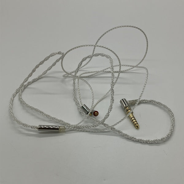 【中古】シルバーコートケーブル MMCX 1.2m 4.4mm 5極バランス 【C106 MS12EZCLEH】【日本橋】